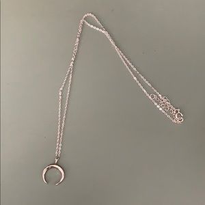 NWOT Crescent moon necklace